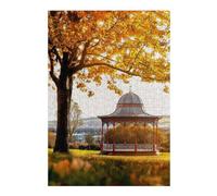 Magdalen Green Bandstand Illustrated Jigsaw Puzzle for Adults, 300 PCS