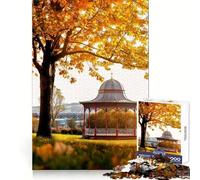 Magdalen Green Bandstand Puzzles for Adults 1000 Piece Cognitive Train Perfect Connection Pattern Build Art Display (50x75cm)