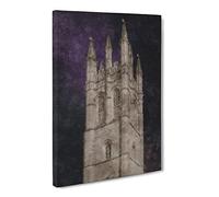 Magdalen Tower In Oxford England Canvas Print | Gallery Wrapped 30mm Frame Wall Art | 30x20 inches | Ready to Hang | Modern Cityscape Picture | Living Room Bedroom Lounge Office