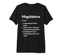 Magdalena Name Definition Dictionary Premium T-Shirt