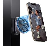 MAGDIGITEH Magnetic Phone Holder for Gym & Golf, 360° Adjustable Ball Joint Strong Magnet Base Mount, Dual Magnetic Phone Mount for MagSafe iPhone 12-17 Series
