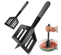 Mage Crab Meat Chopper & Spatula - Rotatable Design for Ground Beef, Mashed Potatoes & Pancakes - Heat-Resistant & Dishwasher-Safe Cooking Tool
