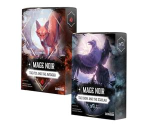 Mage Noir - Expansion - Crow and Fox Bundle - Strategy Card Battle Game for 2 Players - Board Game for Ages 14 and Up - English Version