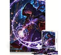 Mage of The Arcane Flame Puzzle for Adults 1000 Pieces Logic Game Creative Fun Pattern Assemble Unique Gift (38x52cm)