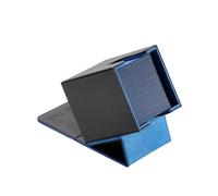 Mage Tech Adventurer [Apprentice] Modular Deck Box - Holds 99 Double-Sleeved Cards - Ultra-Rugged, Expandable Design - MTG PTCG LOR OPCG & More - Black/Blue