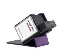 Mage Tech Adventurer [Champion] 60-Card Solution - Avatar Holder + Pocket Dice Box with Life Tracker - Rugged, Expandable - MTG Standard/LOR/PTCG- Black/Purple