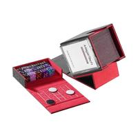 Mage Tech Adventurer [Champion] 60-Card Solution - Avatar Holder + Pocket Dice Box with Life Tracker - Rugged, Expandable - MTG Standard/LOR/PTCG - Black/Red