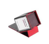 Mage Tech Adventurer [Hero] Modular Deck Box - Holds 99 Double-Sleeved Cards - Includes Avatar Holder - Ultra-Rugged, Expandable Design - MTG Commander/EDH & More - Black/Red