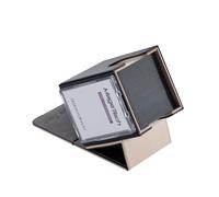 Mage Tech Adventurer [Hero] Modular Deck Box - Holds 99 Double-Sleeved Cards - Includes Avatar Holder - Ultra-Rugged, Expandable Design - MTG Commander/EDH & More - Black/Pale Gold