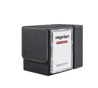 Mage Tech Adventurer [Paragon] Commander Kit - Avatar Holder + Backpack Dice Box Snap-On Back Panel, with Life Tracker - MTG Commander/EDH - Black/Grey