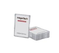 Mage Tech Avatar Card Holder 5-Pack, Rigid PC Clear Case for Sleeved TCG Cards, Snap-On Label for Adventurer Deck Box (Side/Back), Fits Inside, UV & Dust Protection