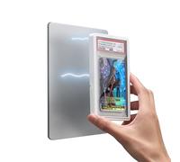 Mage Tech Collector Graded Card Guard Case for PSA Slab Protector - Snap to Steel/Iron, Built-in Stand, Magnetic Wall Display, Stackable Design, TPU & PC (White, 3. Plus 1ct)