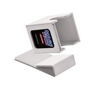 Mage Tech Commander Deck Box Lite - Card Display with Mini Snap Card Holder & Removable Cover, Fits 100+ Single-Sleeved Cards, Ideal for MTG, PTCG, OPCG, SWU & More (White)