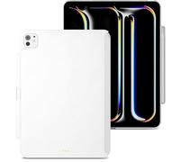 MAGEASY CoverBuddy for 2024 iPad Pro 11" - White (Leather)