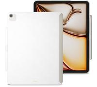 MAGEASY CoverBuddy for M3/M2 iPad Air 13” (2024-2025) - iPad Air Case Compatible with Magic Keyboard, Enhanced Thickness & Heat Dissipation, with Pencil Holder - White (5.0 Leather)