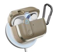 MAGEASY Design for AirPods Pro 2 Case Cover - Rugged AirPods Pro Case with Lock | Work with Cable, Official Apple Watch & MagSafe Charging | Include Carabiner - Odyssey