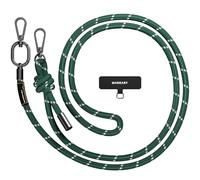 MAGEASY Universal Cell Phone Lanyard - Anti-Theft Thick Rope Crossbody Phone Strap for iPhone 16 Pro Max & Most Smartphones, for Men & Women | 8.3mm Alpine Green
