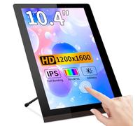 Magedok Touch Screen Display 10.4″, IPS 1200:1600 3:4 Vertical Mini HDMI Screen, 500nits Outdoor Readable Industrial Monitor, Capacitive Second External Monitor for Laptop Rasp Pi AIDA64 STEM DIY