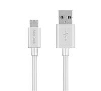 MaGeek® 10ft / 3.0m Premium Extra Long Micro USB to USB Cable High Speed USB 2.0 A Male to Micro B for Samsung, HTC, Sony, Motorola, LG, Google, Nokia and More (White)