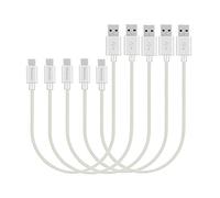 MaGeek [Pack of 5pcs] 0.3m Premium Micro USB Cables High Speed USB 2.0 A Male to Micro B Sync and Charge Cables for Samsung, HTC, Sony, Motorola, LG, Google, Nokia and More (White)