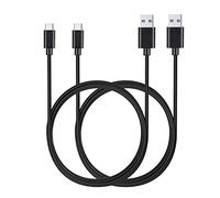 MaGeek USB Type C Cable, (2-Pack)(1.8m / 6ft) Extra Long USB-C to USB 3.0 Cables for Galaxy S8, S8+, MacBook, Nintendo Switch, Sony XZ, LG V20 G5 G6, HTC 10 and More(Black)