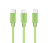 MaGeek USB Type C Cable, (3-Pack)(1.0m / 3.3ft) USB C to USB 2.0 Cables for Samsung Galaxy S8,S8 Plus, Nexus 6P, LG G6, new MacBook, Google Pixel XL,OnePlus2 and more (Green)