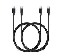 MaGeek USB Type C To Type C Cable, (2-Pack, 1.8m) Extra Long USB-C to USB-C 2.0 Cables for Samsung Galaxy S23,S22,S21,S20,S10, A90,A80,A70,A60,A50, Note 20, Huawei, Xiaomi, Google Pixel (Black)