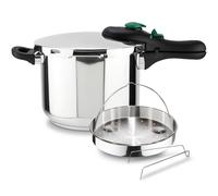 Magefesa DYNAMIC - Fast Pressure Cooker Set + Basket, 18/10 Stainless Steel, Energy Efficient, Suitable for All Kitchen Types, Including Induction (6L)
