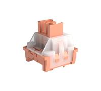 MageGee Gaming Orange Cat Customized Linear Keyboard Switches - 110pcs, Pre-Lubed, 3-Pin, 50gf Key Switches for Mechanical Gaming Keyboard