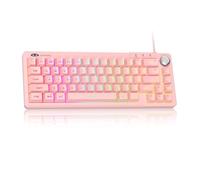 MageGee Mini 60% Gaming Keyboard, RGB Backlit 66 Key Ultra-Compact Keyboard, TS68 Ergonomic Waterproof Mechanical Feeling Office Computer Keyboards for PC, MAC, PS4, Xbox ONE Gamer