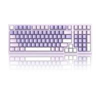 MageGee SKY98 Mechanical Gaming Keyboard, 96% Gasket Hot Swappable Wired Custom Creamy Keyboard with 5-Layer Sound Dampening, RGB Backlit, NKRO for Win/Mac (Violet, Violet Switch)