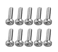 MAGELIYA 10pcs Silver Torx Spline Screw Bolt T27 5mmx18mm M5X18 Fit For Chainsaw 9022 340