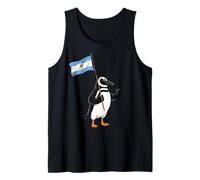 Magellanic Penguin Argentina Flag Tank Top