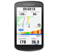 Magene C706 GPS Bike Computer, Map Navigation, 3.3” Color Touchscreen, Dual-Band Positioning, Voice Reminder, Metal Mount, Customizable Data Display, Indoor Training
