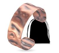MagEnergy Copper Bracelets for Women, 100% Pure Handmade Copper Cuff Bracelets, Uncoated Solid Raw Bangles Bracelet, Adjustable