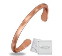 MagEnergy Copper Bracelets for Women Men, 100% Solid Copper Bracelets, Pure, Raw Handmade Copper Cuff Bangles Bracelet(Arc of Nature)