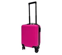 Magenta Cabin Suitcase 16'' 45x30x21.5cm in ABS Heavy Duty with 4 Swivel Wheels