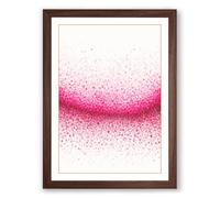 Magenta Drift Abstract Framed Wall Art Print A3 (42×29.7cm) Walnut, Wall Decor for Living Room, Bedroom, Office & Home, Ready to Hang, Art Gift