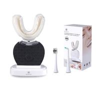 Magentak U-Shaped Ultrasonic Toothbrush for Teeth Whitening, Automatic Electric Toothbrush for Adults 360-degree Cleaning, Wireless Charging and IPX7 Waterproof Kit for Travel or Home(Black)