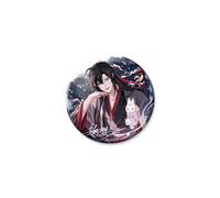 "Magesoshi" Luo Float Snow Series Character Night Snow Can Badge - Wei Muenvy, 2.3 inches (58 mm), Anime Surroundings, Official Merchandise
