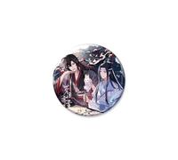 "Magesoshi" Luo Float Snow Series Character Night Snow Can Badge - Wei Muenvy & Indigo Forget 75mm Anime Area Official Goods
