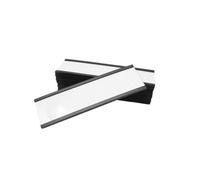 Magflex 20mm X 100mm C-Profile Magnetic Label Holders (Pack Of 10)
