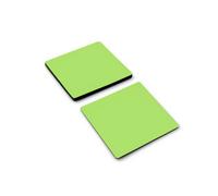 Magflex 75X75mm Flexible Magnetic Sheet - Gloss Green Dry-Wipe (Pack Of 5)