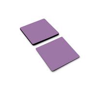 MagFlex® Flexible Gloss Purple Dry-Wipe Magnetic Sheet for Creating Scrumboards, Removable and Changeable Labels - 75mm x 75mm - Pack of 5
