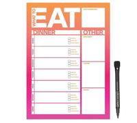 Magflex A4 Bold Weekly Meal Planner Fridge Magnet - Flexible Magnetic Sheet