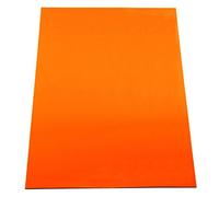 MagFlex® A4 Flexible Matt Orange Magnetic Sheet for Creating Magnetic Artwork, Signs or Displays - Pack of 10