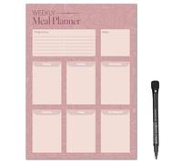 Magflex A4 Kitchen Weekly Meal Planner Fridge Magnet - Flexible Magnetic Sheet