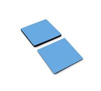 Magflex Flexible Gloss Blue Dry-Wipe Magnetic Sheet For Creating Scrumboards - 75mm X 75mm - Pack Of 5