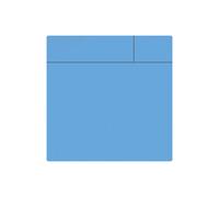 Magflex Flexible Gloss Blue Dry-Wipe Scrumboard Magnet For Creating Removable And Changeable Labels - 75mm X 75mm - Pack Of 5