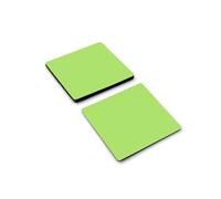 MagFlex® Flexible Gloss Green Dry-Wipe Magnetic Sheet for Creating Scrumboards, Removable and Changeable Labels - 75mm x 75mm - Pack of 100